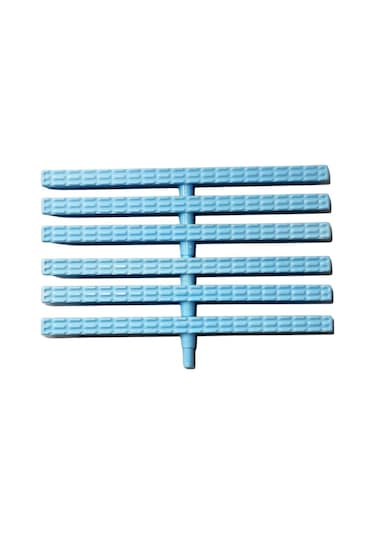 Havuz Savak Izgarası Tek Geçmeli 20 Cm - 1 Metre- Mavi