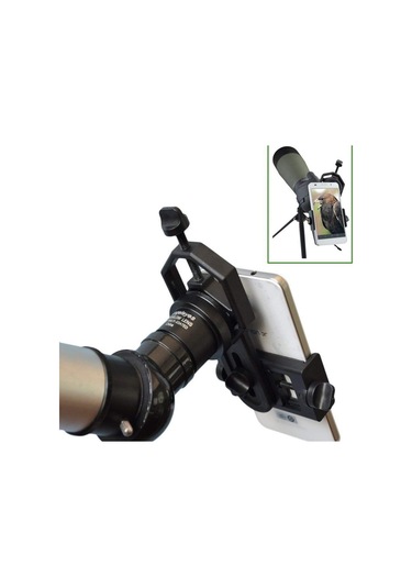 Bushman Dürbün Teleskop Telefon Aparatı Siyah