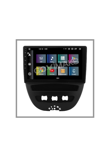 Cıtroen C1 2007-2013 8 Gb Ram 128 Gb Hafıza Androıd Multımedıa Teyp