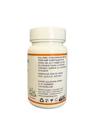 Zeosem Ayak Ve Ayakkabı Koku Giderici 85 G