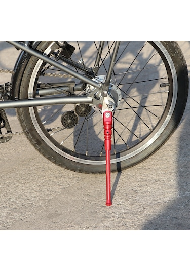 Sones Lp Litepro Katlanır Bisiklet Alüminyum Alaşımlı Ayak Desteği Kırmızı