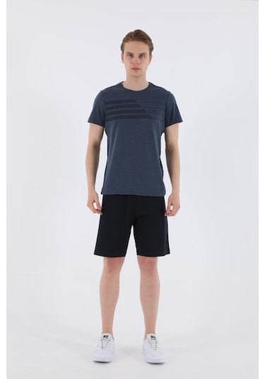 Maraton Sportswear Regular Erkek Basic Lacivert Şort 21042-lacivert