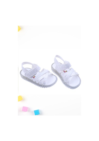 Papuç Sepeti Arzen-2876 Kız Bebek Ortopedik Sandalet 001