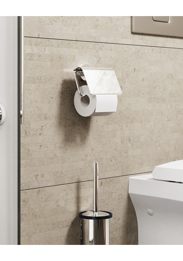 Tecno Tuvalet Kağıtlık - Krom Krom