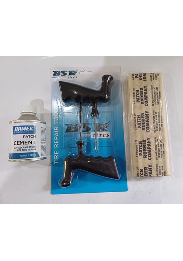 Dubleks Lastik Tamir Kiti, Fitil Atma, Kanal Açıcı Ve 30 Adet Uzun Fitil