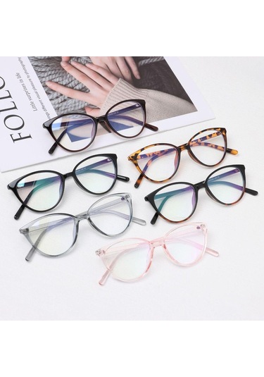 Siyah Moda Görüş Bakımı Pc Anti-uv Mavi Işınlar Gözlük Gözlük Bilgisayar Gözlükleri Gözlük