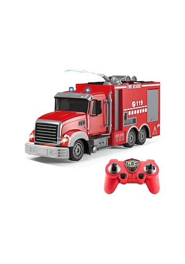 1:12 Uzaktan Kumandalı İtfaiye Kamyonu Çok Renkli