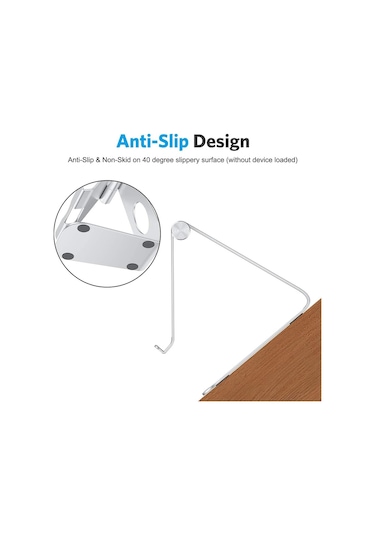 Cbtx P31 Evrensel Masaüstü Cep Telefonu Tablet Tutucu Braketi Ayarlanabilir Alüminyum Alaşımlı Stand - Siyah