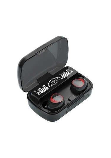 Novahub Bluetooth 5.1 M10a Akıllı Dokunmatik Kulaklık, Led Ekran, Siyah, 10m Menzil, 4-5h Çalışma Süresi