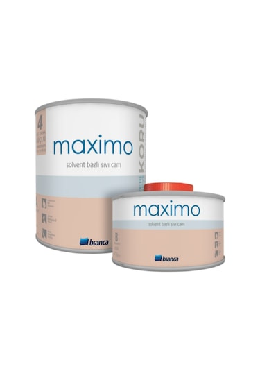 Bianca Maximo Solvent Bazlı Sıvı Cam Parlak 0.5 KG