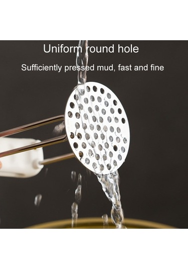 Dancemonkey Cbtx Paslanmaz Çelik Patates Püresi Ezici Ev Ek Pres Patates Sıkma Makinası Sarı Sarı