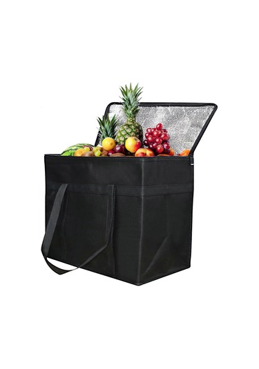 Soğutucu Çanta, Büyük Katlanabilir Soğutucu Çanta, Açık Hava Seyahatleri İçin 30l Yalıtımlı Çanta, Piknik Çantası, Yiyecek Dağıtım Çantası Çok Renkli