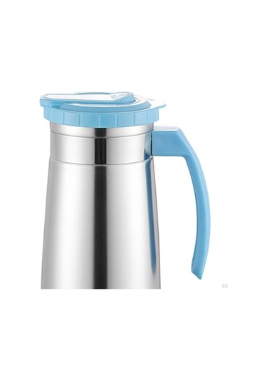 Novahub Soğuk Su Isıtıcısı Mavi Paslanmaz Çelik Sürahi 1.3l Kapaklı Çaydanlık