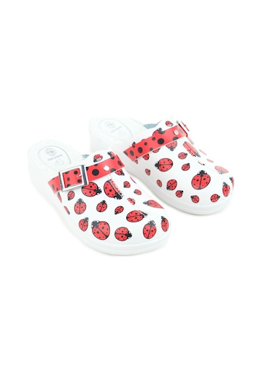 Gezer Dört Mevsim Kadın Comfort Taban Sabo Terlik Gt1yzm.11778.24.018.0a Beyaz