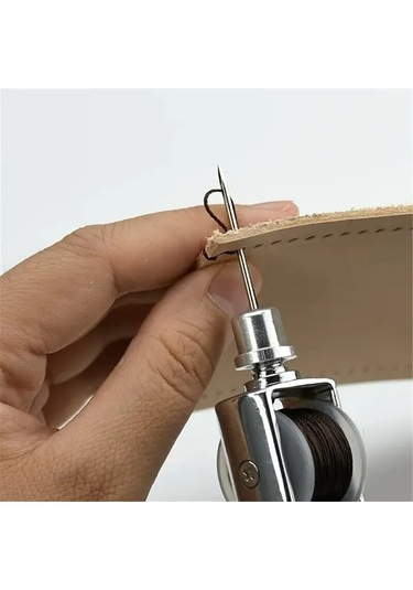 Chuangyinshop 1set Profesyonel Deri Dikiş Biz Seti Ahşap Saplı Dıy Tamir Kiti