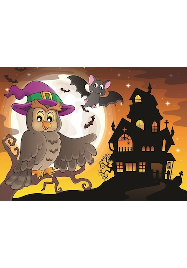 Art Puzzle 2X100 Parça  Baykuş Ve Tatlı Cadı 4517
