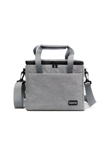 Baona Bn-h001 Dijital Kamera Çantası Casual Taşınabilir Kamera Su Geçirmez Çanta, Boyut: Orta Gri Diğer