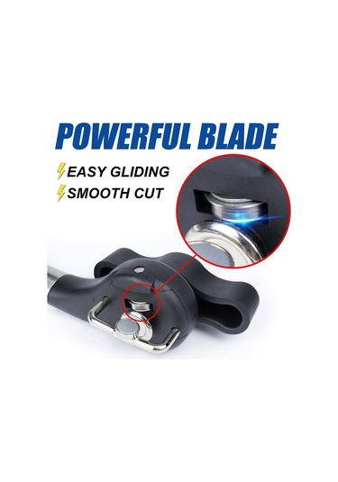 Gıda Sınıfı Kesme Konserve Açacağı, Mutfak Ve Restoran Siyah Siyah