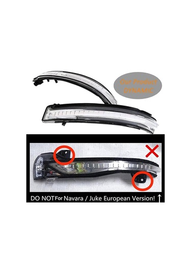Samdoo Nissan X-trail T32 & Qashqai J11 İçin Dinamik Led Sinyal Lambası Modern Tasarım, Yüksek Güvenlik