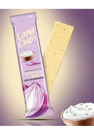 Long Chips Soğan Ve Ekşi Krema Aromalı Patates Cipsi 75 G