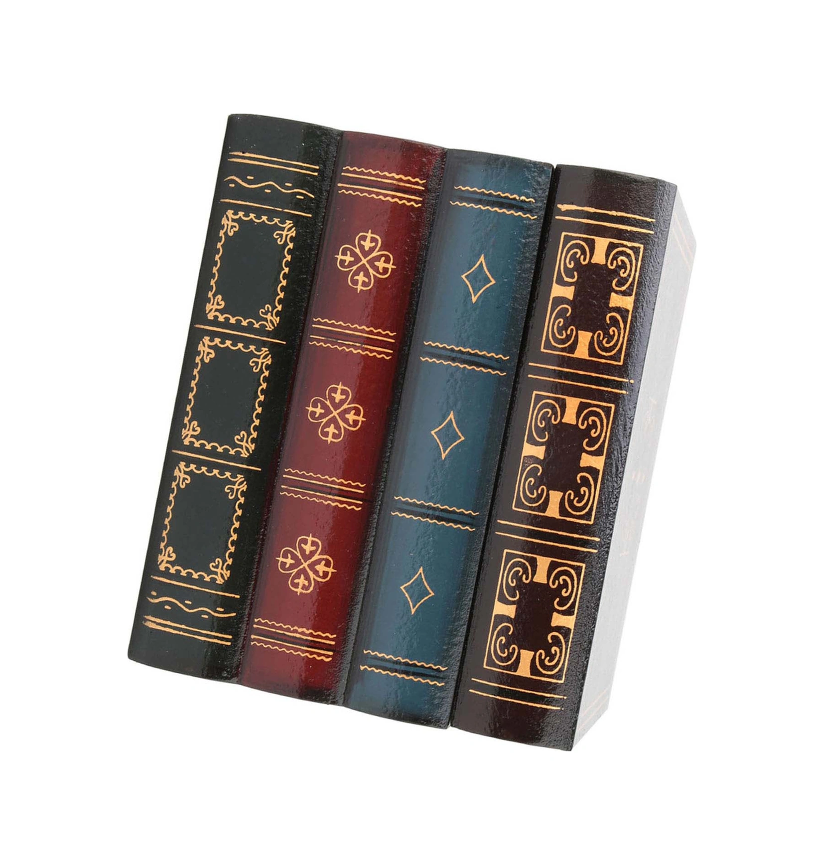 Wezone Klasik Stilde Dekoratif Simülasyon Kitaplı Depolama Kutusu - Ofis/ev Dekoru, Fotoğraf Jeketi, Hafif Ve Dayanıklı B Tipi Küçük