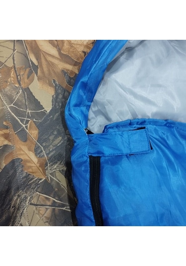 Dft Düz Başlık 190+30 CM x75 Mavi -5/10° Uyku Tulumu Mavi