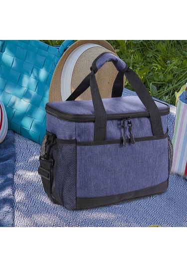 Suntek Piknik Plaj Yürüyüşü Için Soğutucu Mavi-29,5x20x23cm Mavi