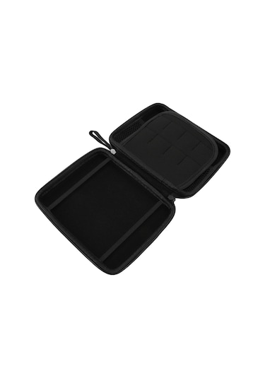 Kangvka 2ds İçin Eva Sert Kılıf Taşınabilir Çanta - 8 Oyun Kartı Tutucu, Bilezik Kayışı, Çift Fermuar, Sarsıntı Ve Toz Koruma - Mavi