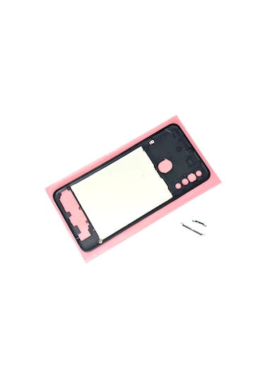 Tkgz Samsung Galaxy Uyumlu A20s Full Kasa Arka Kapak Batarya Kapağı - Siyah Çok Renkli