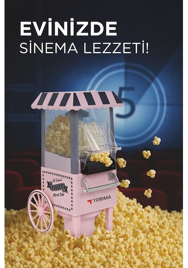Torima TPM-01 Yağsız Mısır Patlatma Popcorn Makinesi