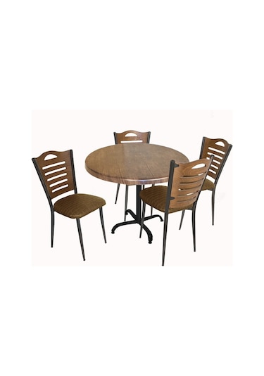 Beymobilya Bahçe Ve Balkon Masa Takımı Indigo Werzalit Yuvarlak - Merdiven T (534903004) Kahverengi