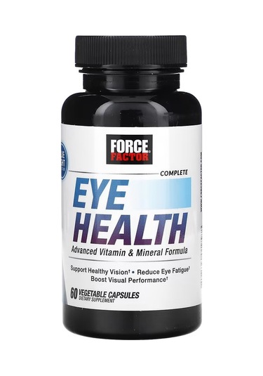 Force Factor Eye Health Lutein Zeaxanthin Saffron Copper 60 Vegetable Caps
