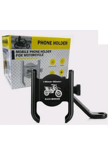 Navigasyon Ayna Bağlantılı Motosiklet Bisiklet Telefon Tutucu