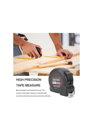 7.5m-3 5 7.5 10m Geri Çekilebilir Ölçüm Bandı Taşınabilir Ölçüm Bandı Elektrikçi Marangoz Surveyor İçin Yüksek Hassasiyetli Aşınmaya Dayanıklı