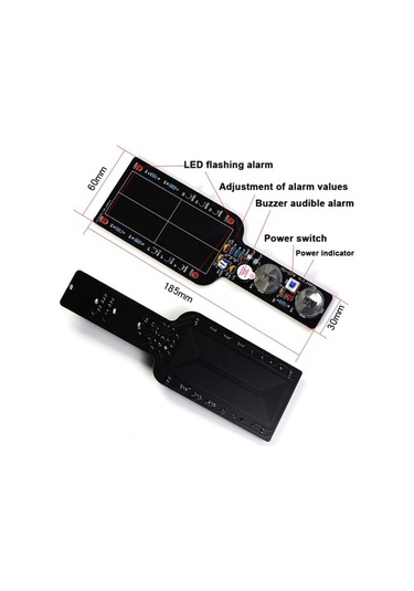 Pazly Basit Metal Dedektörü Yapım Kiti - Lehim Alıştırma & Devre Kartı Montajı Dıy Eğitim Seti