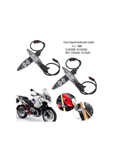 Synodicmonth Bmw R1200 F800 F650gs F700gs İçin Motosiklet Ön Ve Arka Dönüş Sinyal Göstergesi