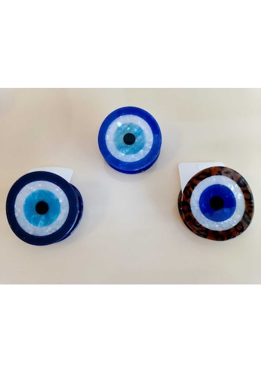 Şehrazat Handmade Orta Boy Nazar Boncuklu Toka Çok Renkli