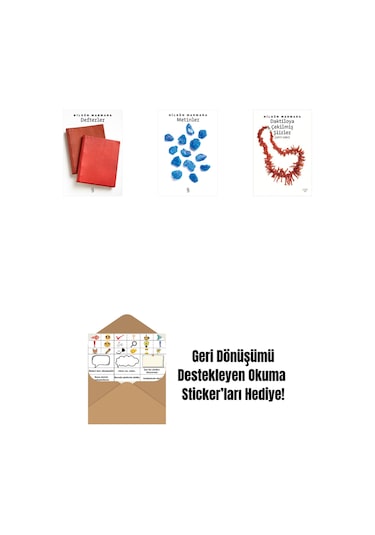 Defterler + Metinler + Daktiloya Çekilmiş Şiirler + Okuma Sticker'ları