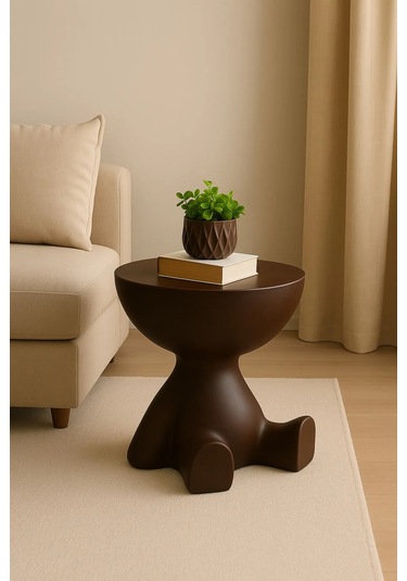 Tedy Yan Sehpa & Ayıcık Zigon Sehpa & Pinterest Sehpa Modeli - Koyu Ceviz Koyu Ceviz