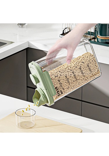 Liangmei Büyük Kapasiteli Ev Mutfak Tahıl Depolama Tankı, Un -