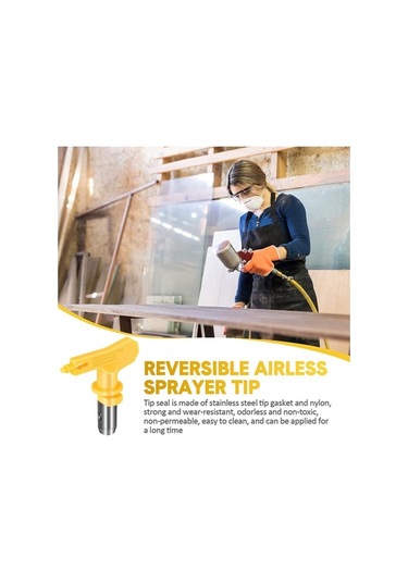 Ulzyvf Ucu Ucu Sprey Püskürtme Parçalı Nozulu İçin Havasız Havasız Boya Boya 5 Ul
