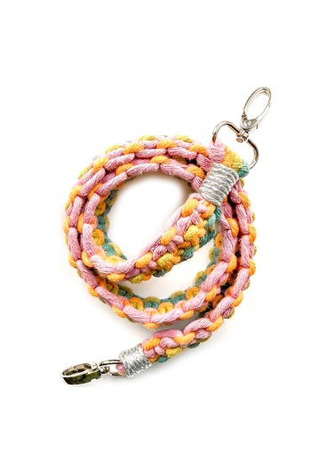 120cm El Dokuma Kamera Askısı Bohem Stili Çanta Omuz Askısı Çapraz Askı - Çok Renkli