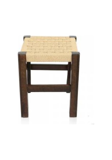 Ahşap Hasır Örgü Tabure 45 Cm. Sitedeki En Uygun Fiyat... (404777647)