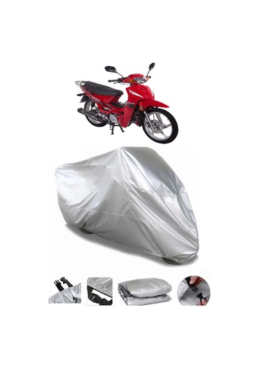 Ramzey 100 Cup Gri Motosiklet Brandası Premium Kalite