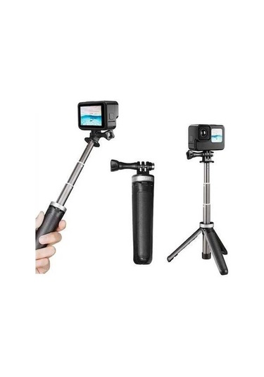 Tongxida Mini Spor Kamerası İçin Telesın Evrensel Masaüstü Selfie Tripod, 13.4-25.5cm Ayarlanabilir