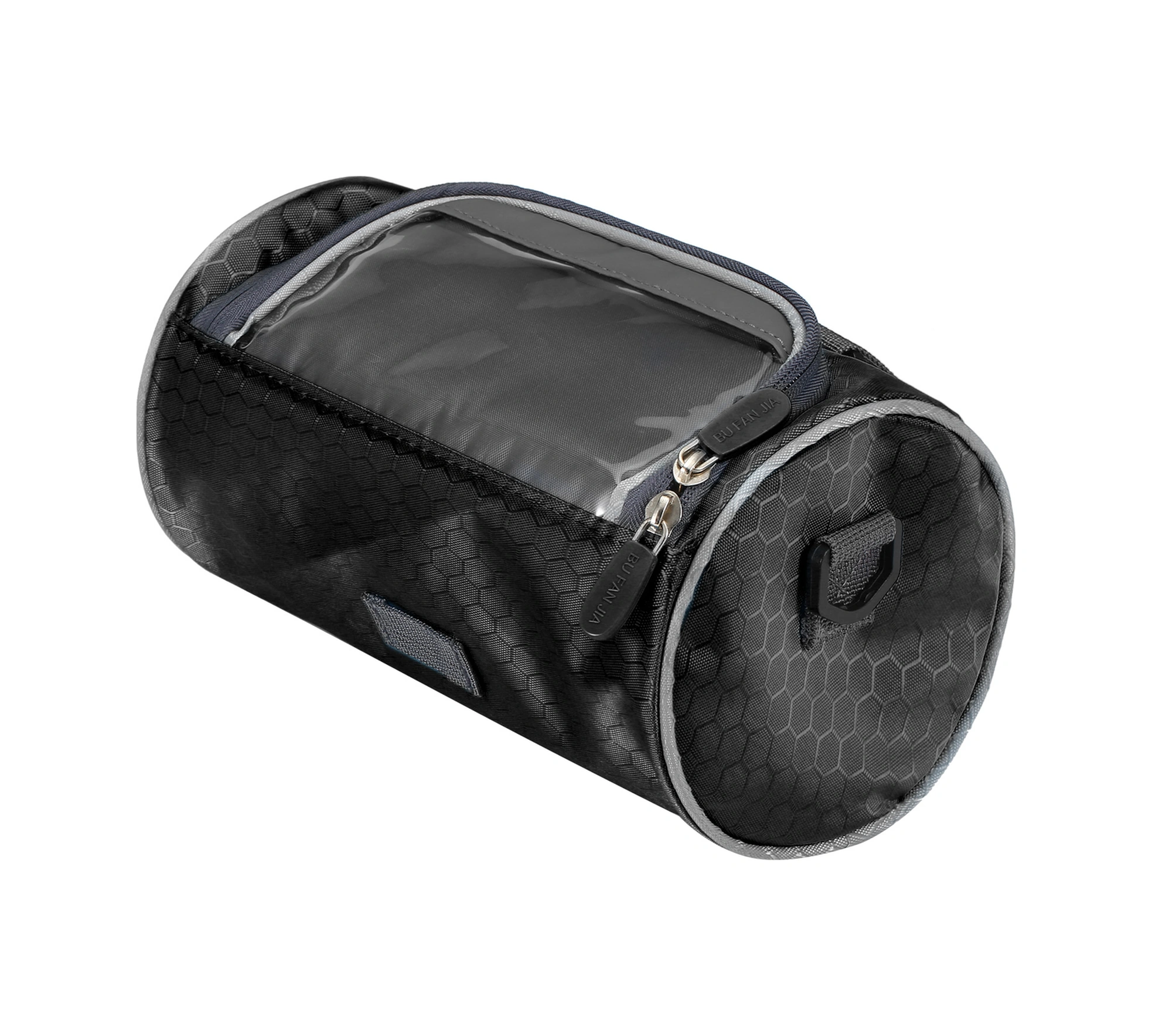 Youtek Siyah Bisiklet Direksiyon Çantası, Dokunmatik Ekranlı Telefon Penceresi, Dayanıklı Oxford Kumaş, Çok Amaçlı Taşıma Siyah