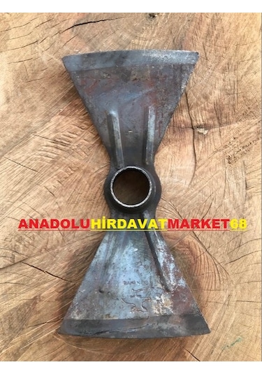 Çelik Bahçe Çapası 1 Çelik Çift Agızlı Çatal Çapa