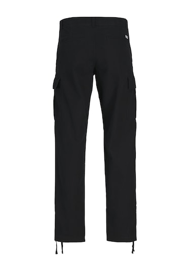 Jack & Jones Erkek Pamuklu Kargo Pantolon - Kane - 12258150 Siyah
