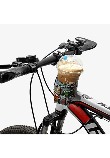 Enlee Bisiklet Su Şişesi Kafesi Tutucu Darbeye Dayanıklı Dağ Bisikleti Bisiklet İçin Şişe Bardak Tutucu Mtb Elektrikli Scooter - Güzellik Tarzı