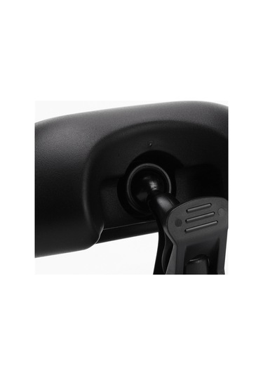 Springsun Araç İçi Bebek Gözlem Aynası - Akrilik Süngerli Cam Tutanaklı, 14.7x5.5cm Siyah Ap193